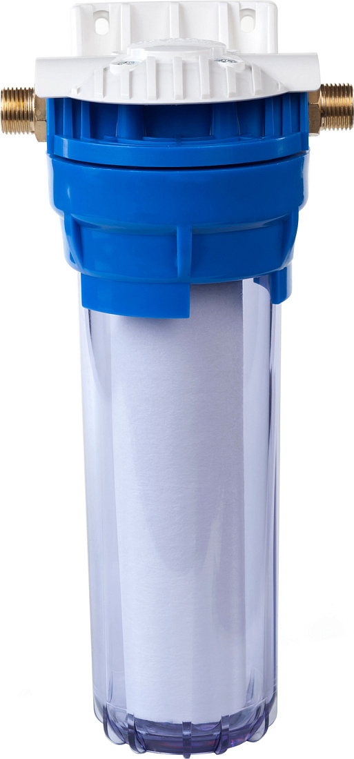 Предфильтр Гейзер 1П прозрачный, 1/2&quot;