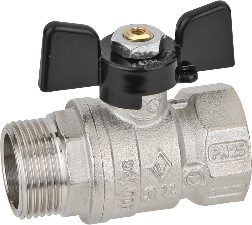 Шаровый кран Bugatti Arizona 607 1 нар-вн, бабочка