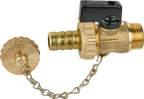 Шаровый кран Bugatti Kansas 796 1/2 нар-штуцер, рычаг