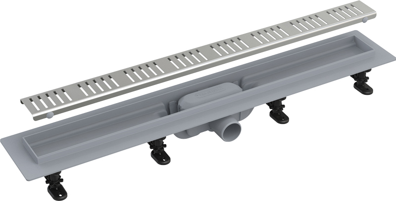Душевой лоток AlcaPlast APZ10-650M Simple с решеткой и опорами (AG100401650)