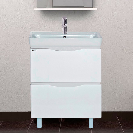 Тумба с раковиной Misty Венера 70 белая