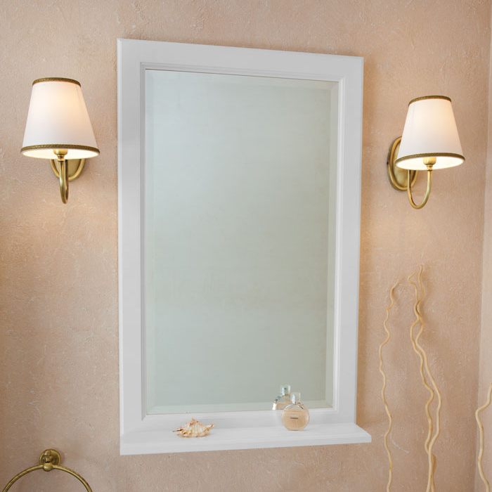 Зеркало La Beaute Classic Michel 61 белый матовый