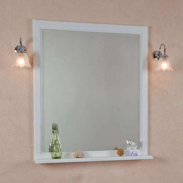 Зеркало La Beaute Classic Michel 92 белый матовый