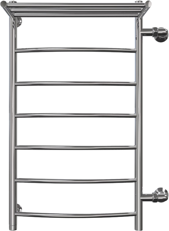 Водяной полотенцесушитель Арго Классик 2 50x100 с полкой, правый