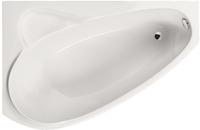 Акриловая ванна Aquatika Аквастандарт Логика Standart 160x105 cм, левая