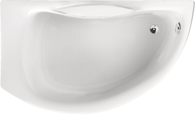 Акриловая ванна Aquatika Аквастандарт Готика Standart 150x90 cм, левая