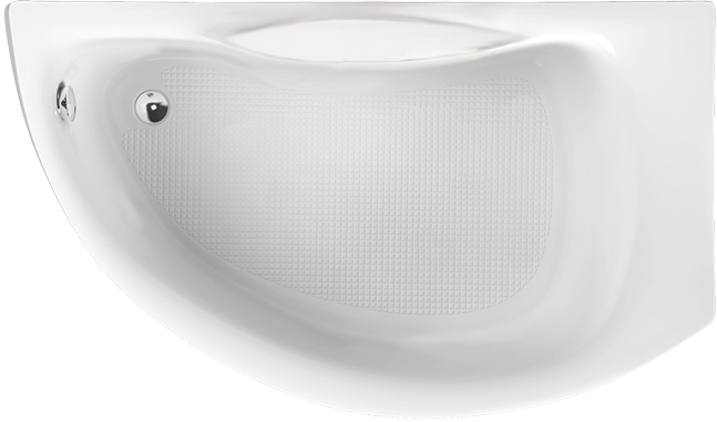 Акриловая ванна Aquatika Аквастандарт Готика Standart 150x90 cм, правая