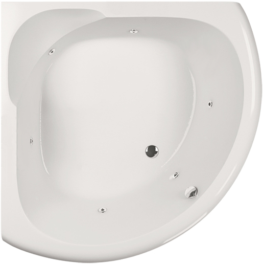 Акриловая ванна Aquatika H2O Тема Basic 140x140 cм