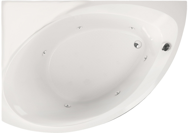 Акриловая ванна Aquatika H2O Альтернатива Basic 170x120 cм, левая