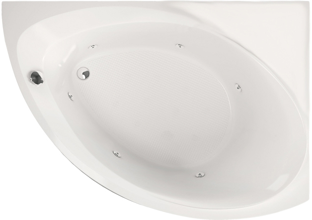 Акриловая ванна Aquatika H2O Альтернатива Basic 170x120 cм, правая