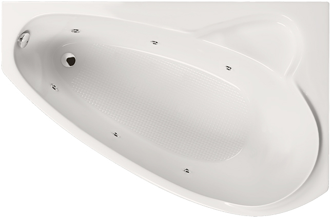 Акриловая ванна Aquatika Аквастандарт Логика Basic 160x105 cм, правая