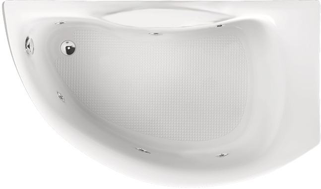 Акриловая ванна Aquatika Аквастандарт Готика Basic 150x90 cм, правая