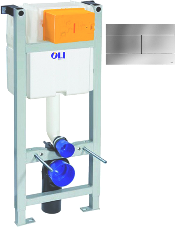 Инсталляция для унитазов OLI Expert Evo/Speed с кнопкой смыва Slim