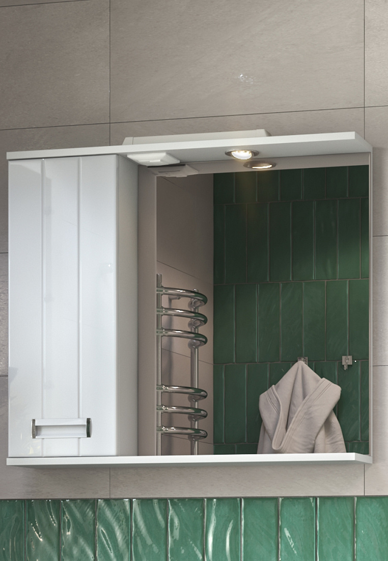 Зеркало-шкаф Vigo Diana 80 L с подсветкой