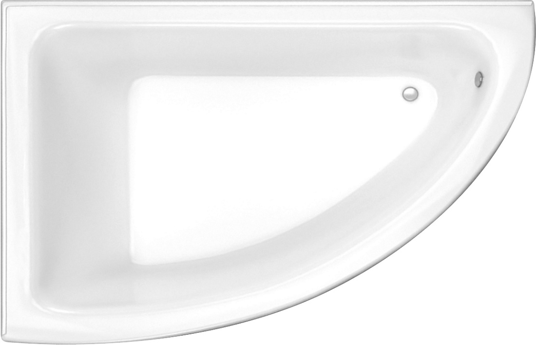 Ванна из искусственного камня Marmo Bagno Альба 170x110 левая