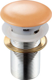 Донный клапан для раковины Melana MLN-ТB5 с отверстием под перелив, персиковый