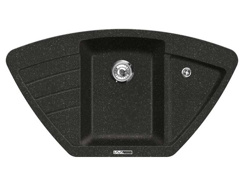 Мойка кухонная Lava A2 Basalt черная