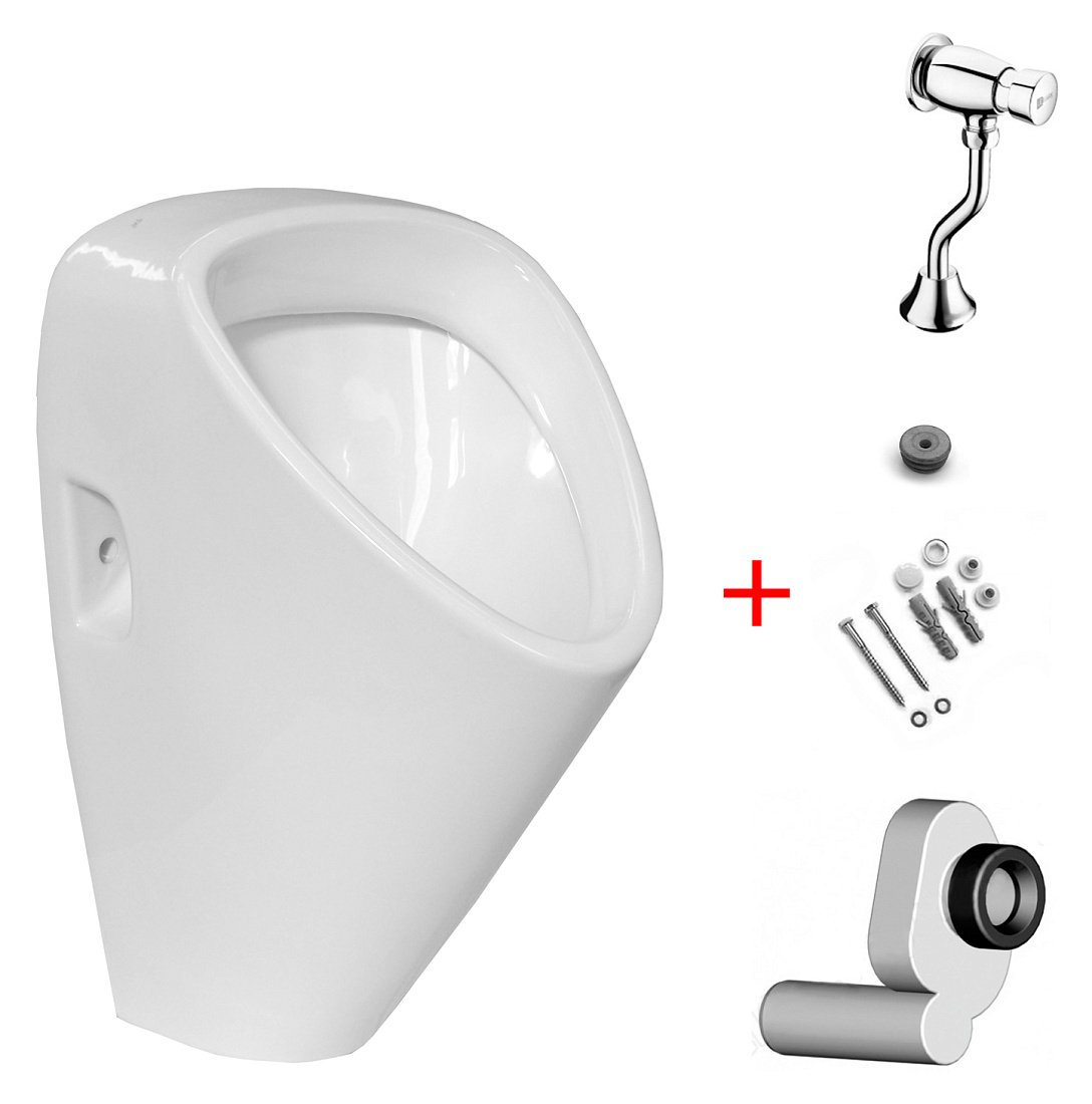 Комплект  Писсуар Jika Golem 4306.1 подвесной + Смывное устройство Lemark Project LM4612C + Монтажны