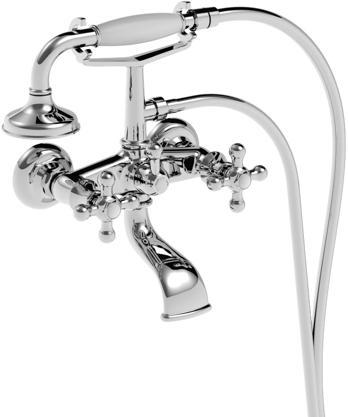 Смеситель La Torre Leonardo 23719/150.CR хром, для ванны с душем