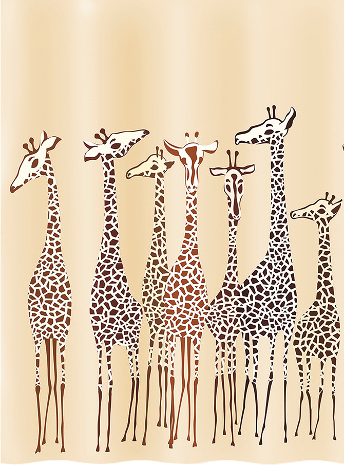 Штора для ванной Iddis Safari Friends