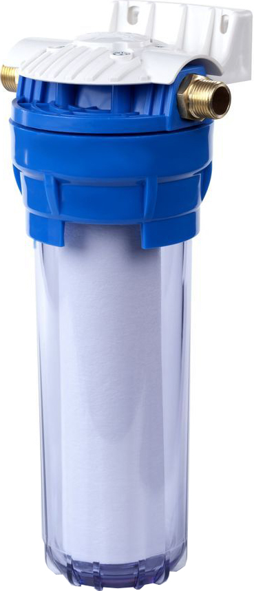 Предфильтр Гейзер 1П 1/2&quot; - 3/4&quot; прозрачный
