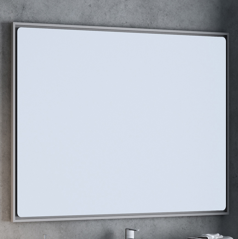 Зеркало Smile Монтэ 90 светло-серое