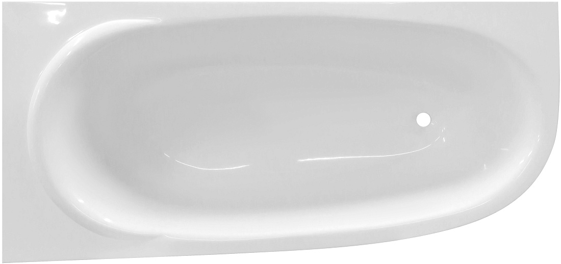 Ванна из искусственного камня Эстет Венеция 170x80 L без ножек