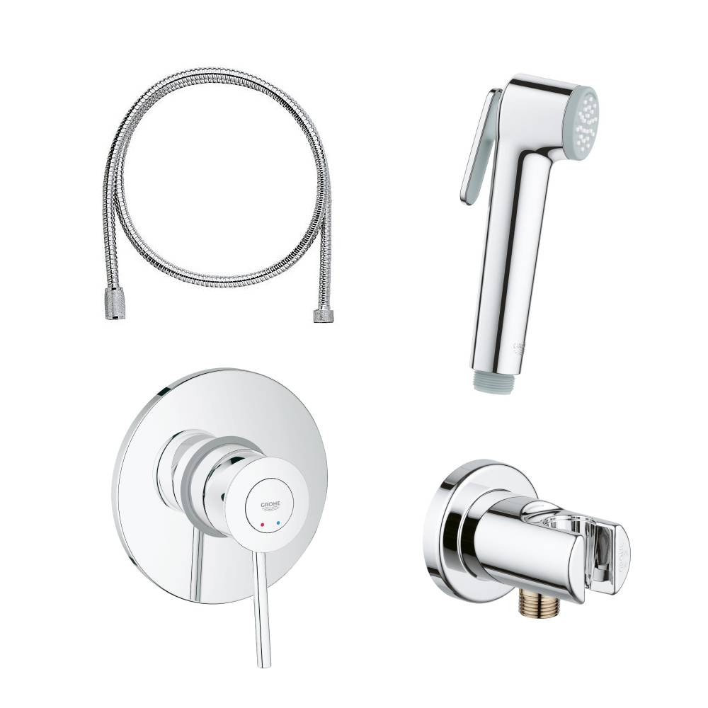 Гигиенический душ Grohe BauClassic 124434 со смесителем