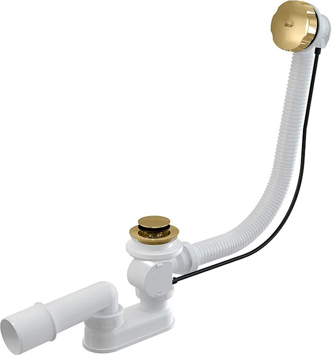 Слив-перелив AlcaPlast A55 GOLD золото