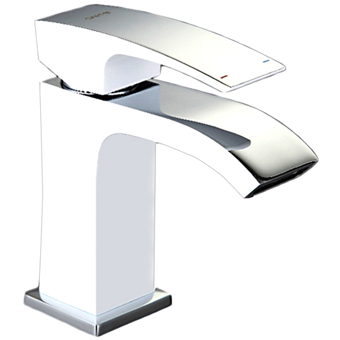 Смеситель для раковины Gappo G1007-8 белый/хром