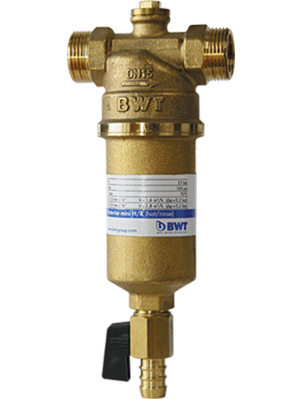 Предфильтр BWT Protector Mini ГВ 3/4&quot; прямая промывка