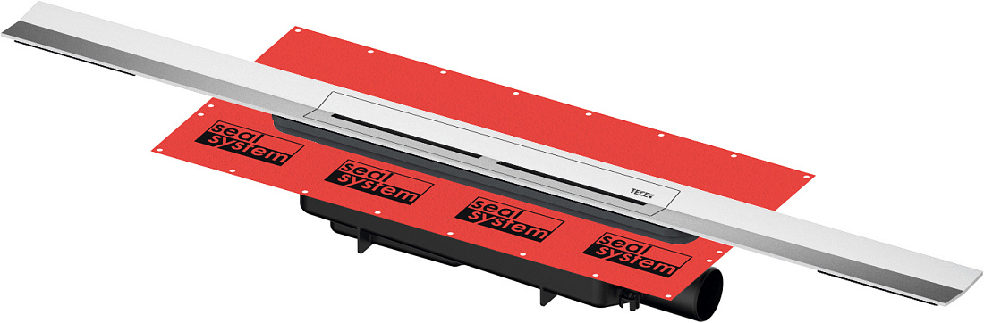 Душевой лоток TECE Drainprofile 670810 80 см хром (с сифоном и опорами)