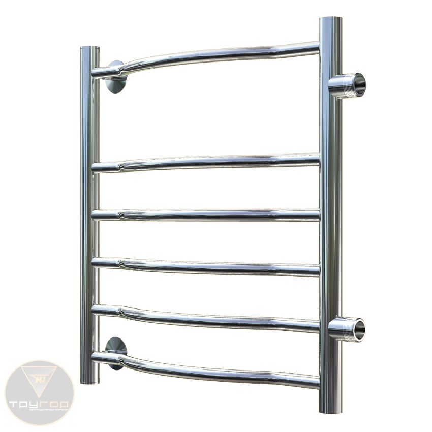 Водяной полотенцесушитель Тругор cерия «ЛОТОС» ПМ серия 4 50х60х50