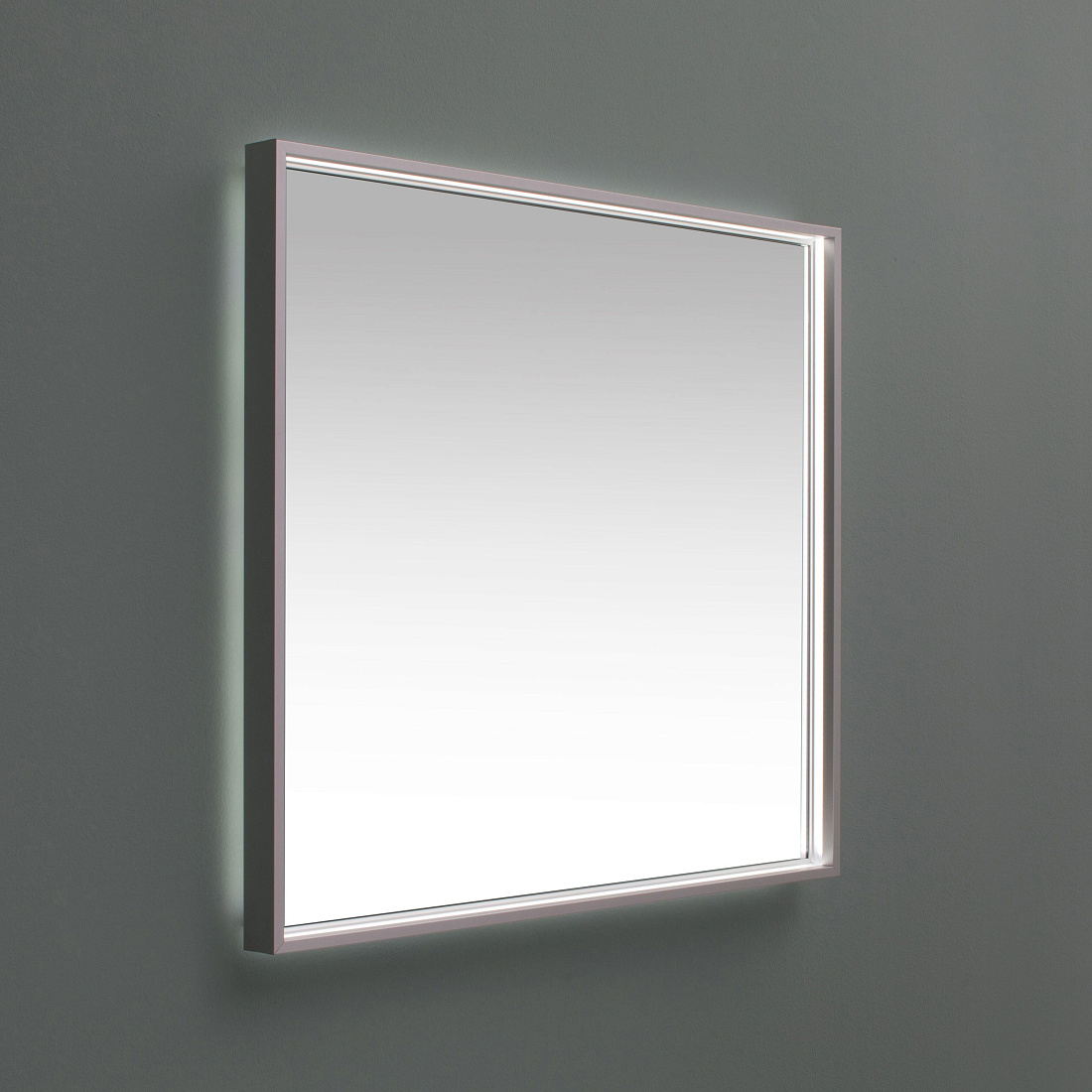 Зеркало De Aqua Алюминиум 70 с LED подсветкой, серебро