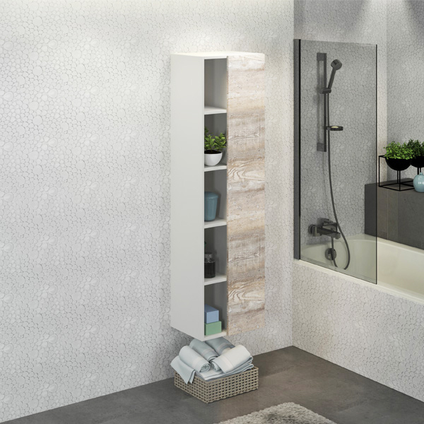 Шкаф-пенал Comforty Турин 45 дуб бежевый