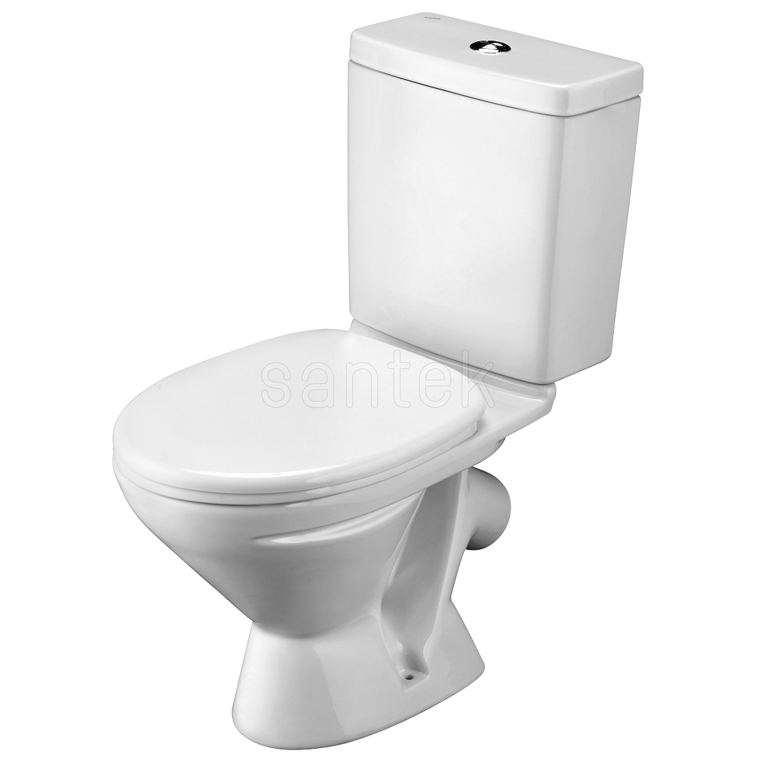 Унитаз-компакт Santek Лига 1WH302197 косой выпуск, сиденье полипропилен