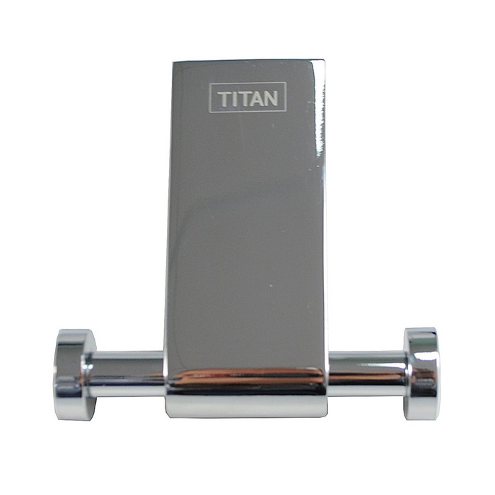 Крючок двойной Titan 77114, хром