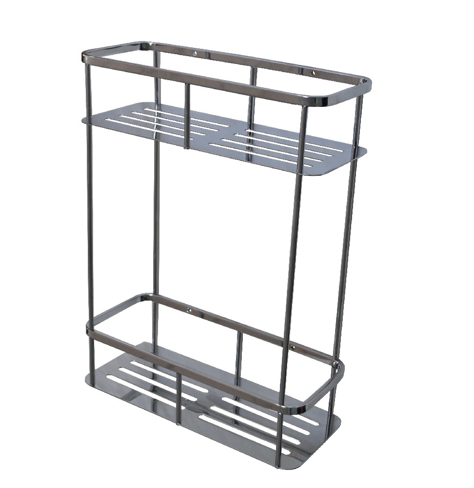 Полочка Titan 77360 прямоугольная с литым дном двойная