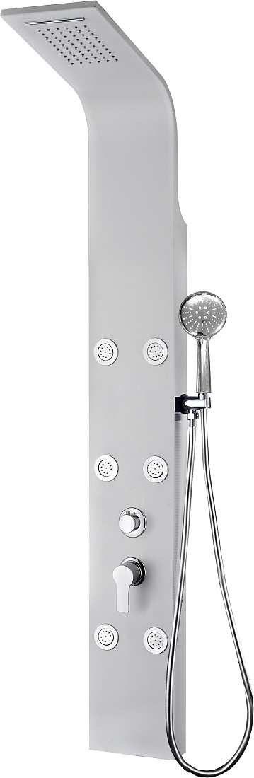 Душевая панель Aquanet Galaxy White 209999 с гидромассажем, белый матовый