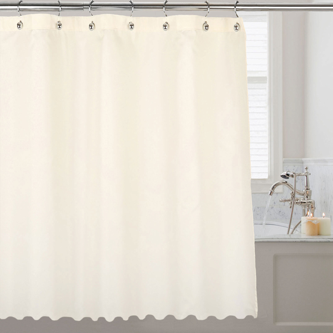 Штора для ванной R. Pla LIS2024B 200х240 кремовая