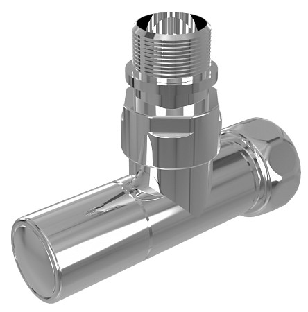 Вентиль Terminus ZZ-4708 запорный 3/4х1/2 г/ш  хром, 2шт