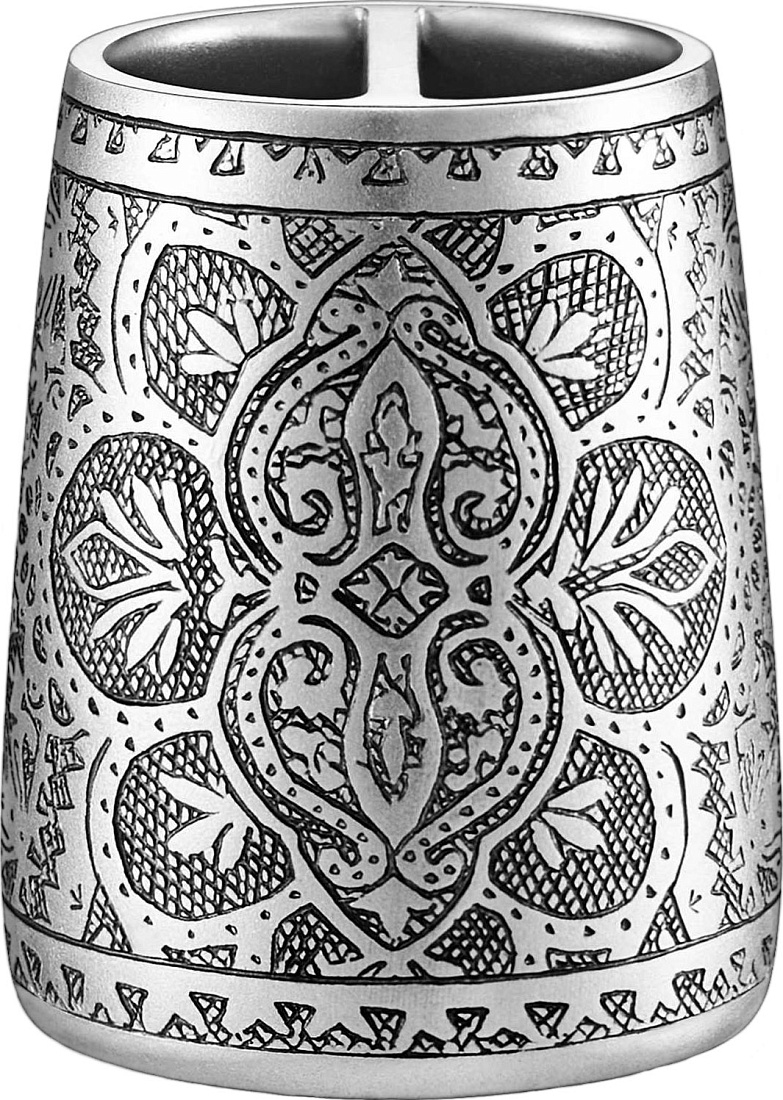 Стакан J. Queen New York Colette 2062046THBRS для зубных щёток, серый