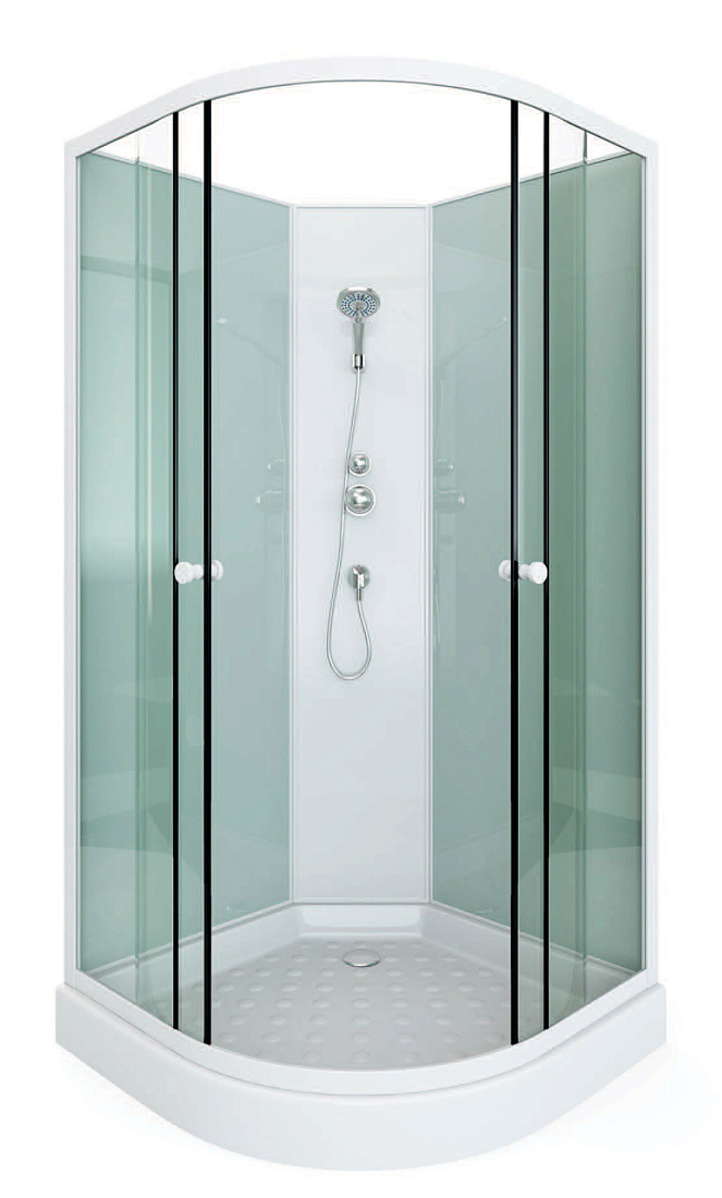 Душевая кабина Arcus Style S-10 80х80х195 низкий поддон, стекло матовое