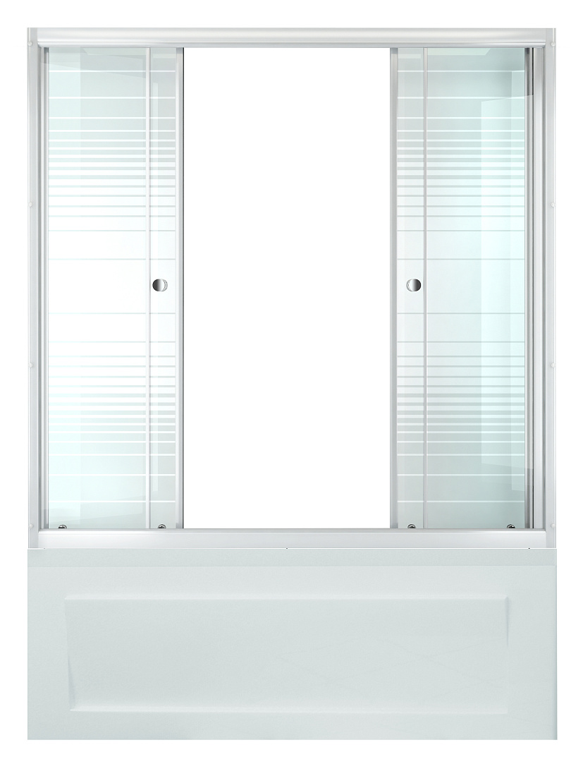 Шторка на ванну Triton полосы 150 см