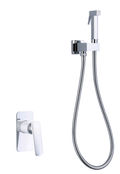 Гигиенический душ Faop A7203-8 со смесителем, белый