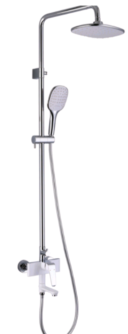 Душевая система Faop A2480-8 белый/хром