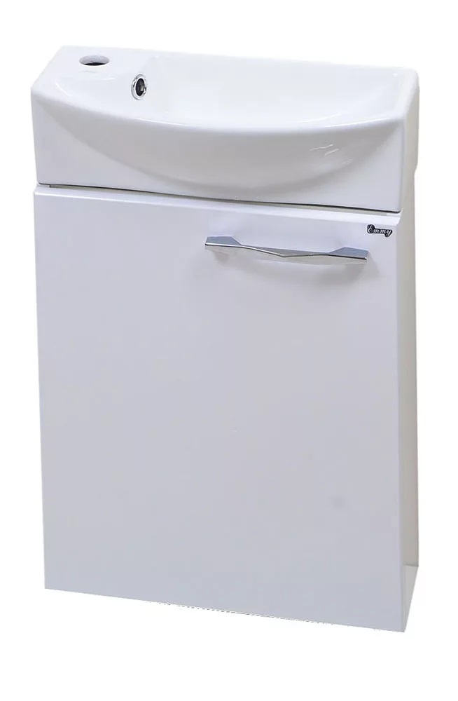 Тумба с раковиной Emmy Мия 46 с ручкой, левая