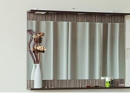 Зеркало Sanflor Толедо 50 венге, северное дерево светлое