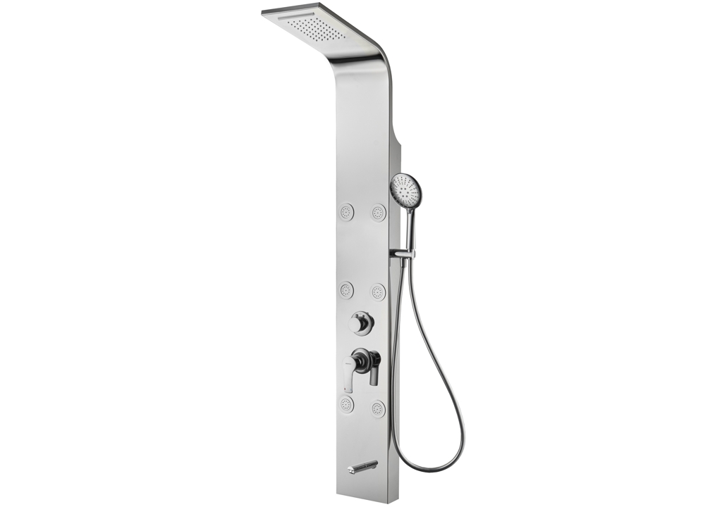 Душевая панель Aquanet Galaxy Shine с гидромассажем и изливом AP40-01