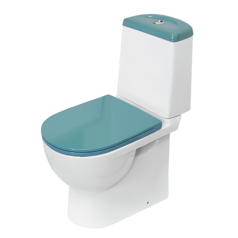 Унитаз-компакт Sanita luxe Best Comfort Color Sea с микролифтом (BSTSLCC08120522)
